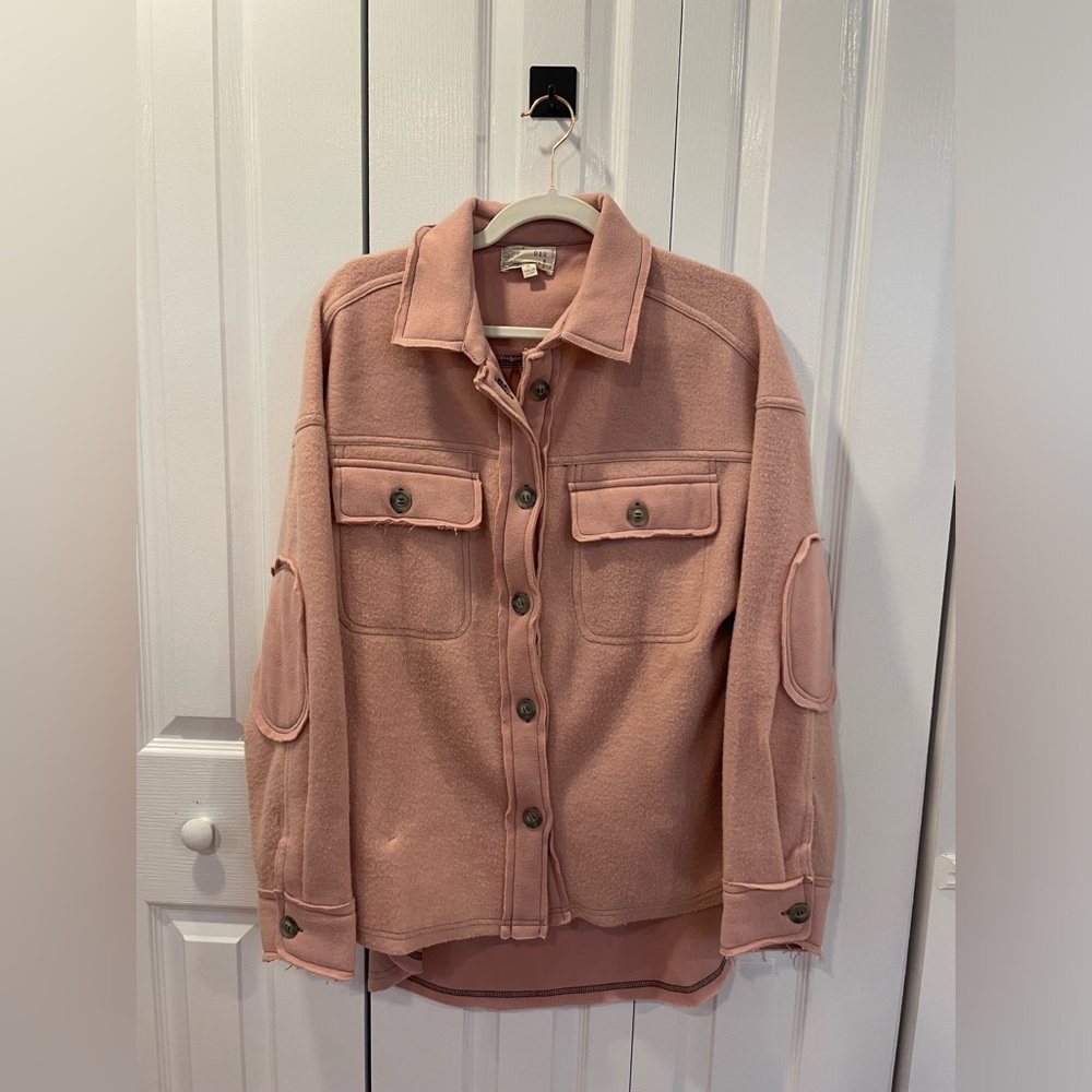 pink shacket